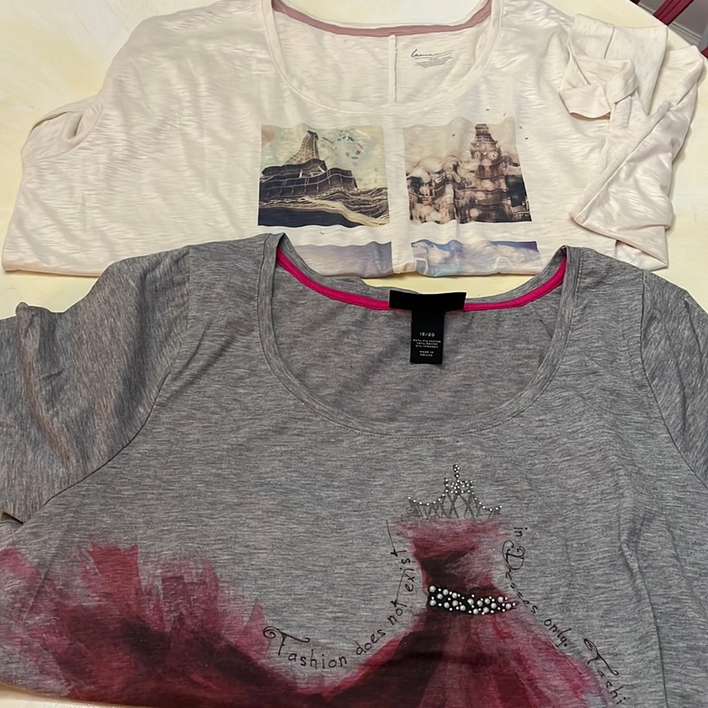 2 Lane Bryant Tee shirts